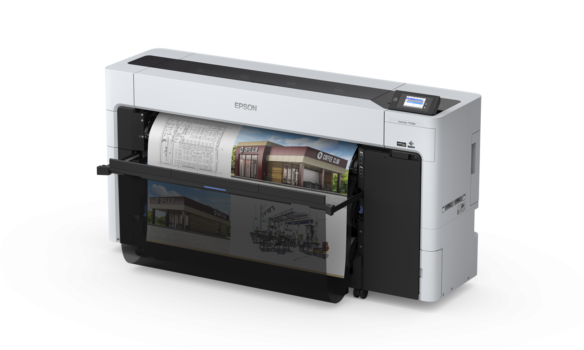 Epson SureColor SC-T7700D A0 CAD színes nagyformátumú nyomtató /44"/ (C11CH83301A0)