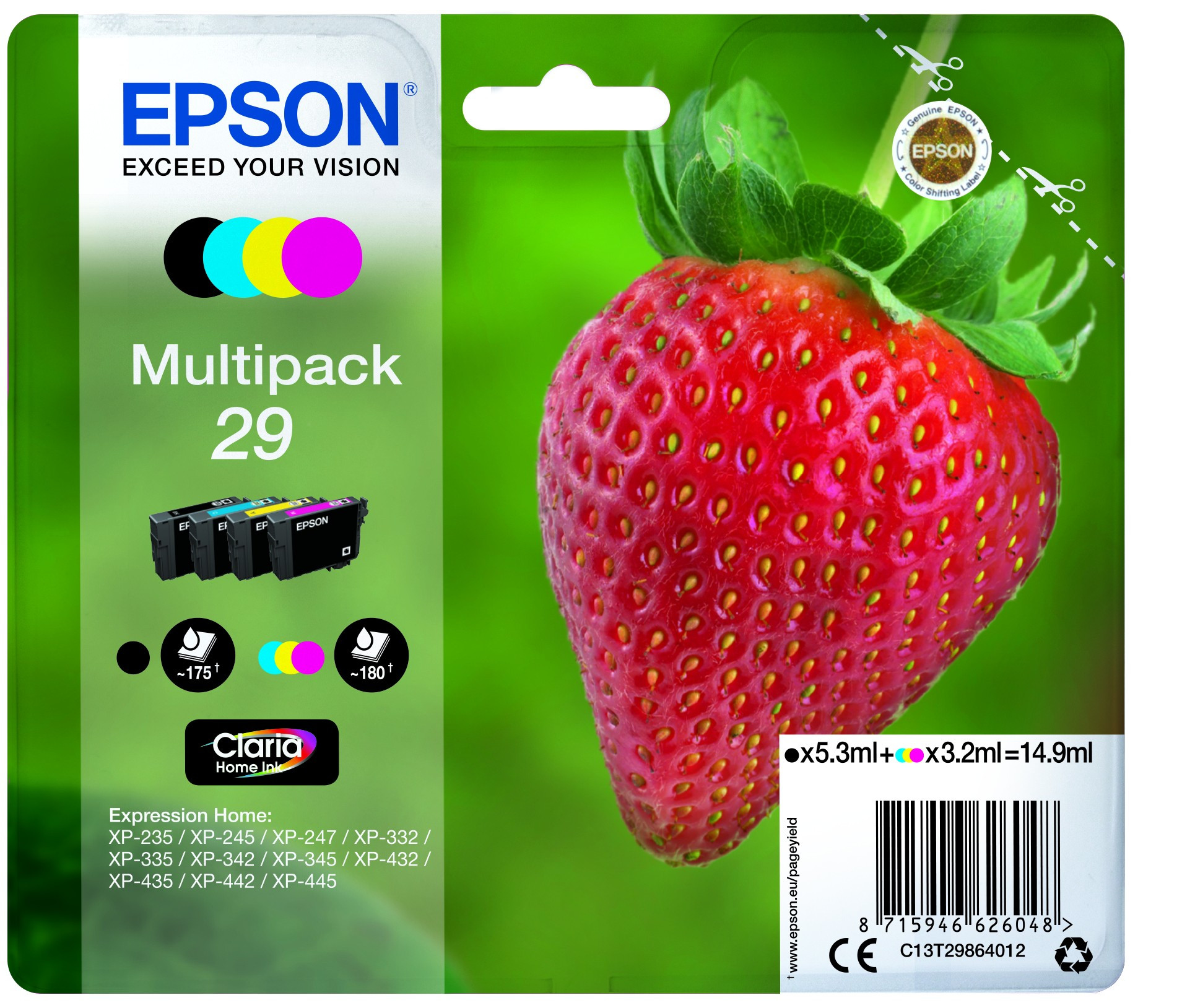 Epson T2986 Tintapatron Multipack 14,9ml No.29 (C13T29864012)