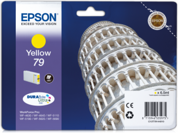 Epson T7914 Tintapatron Yellow 6,5ml No.79 (C13T79144010)