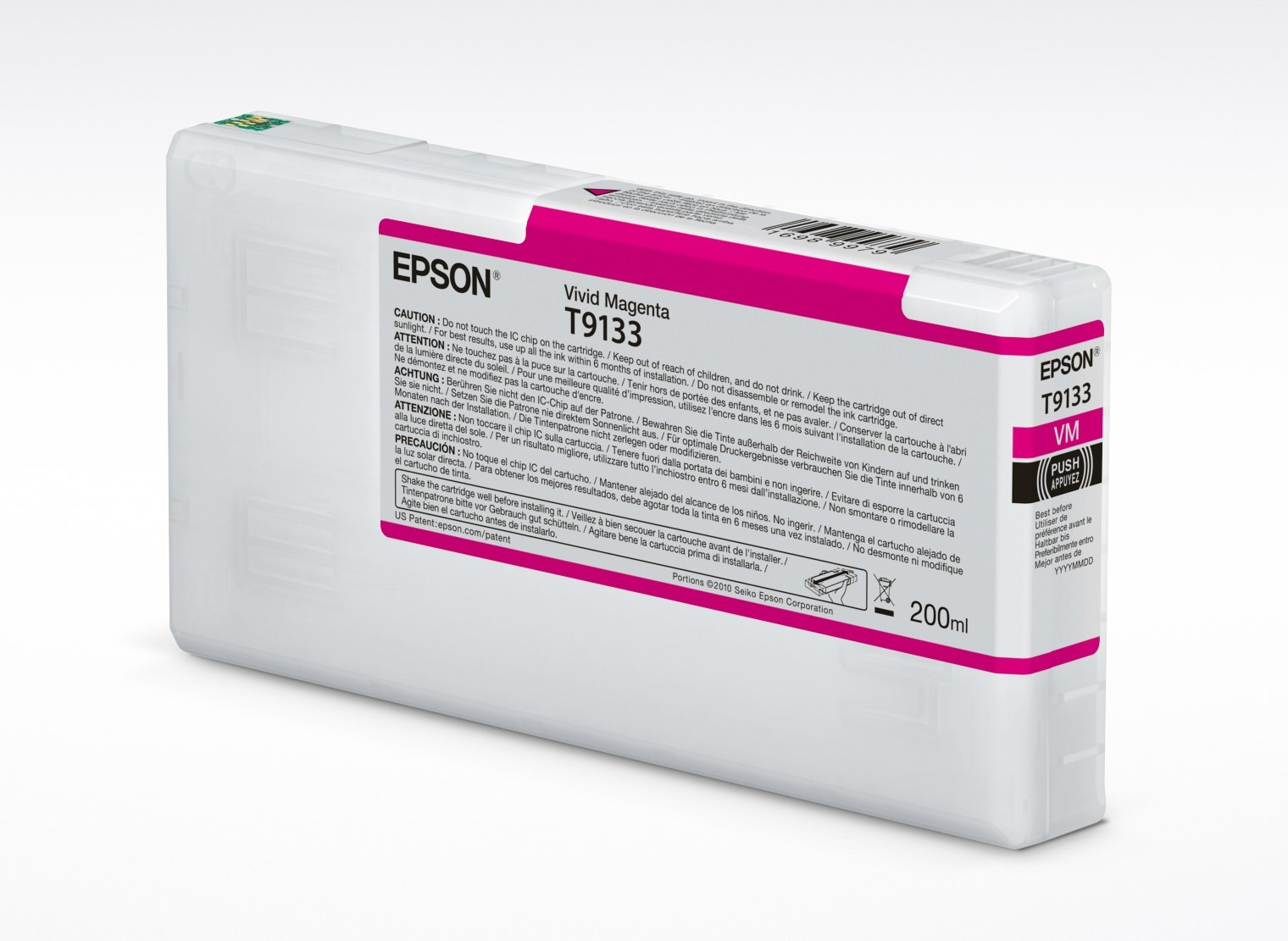 Epson T9133 Patron Vivid Magenta 200ml  /o/ (C13T91330N)