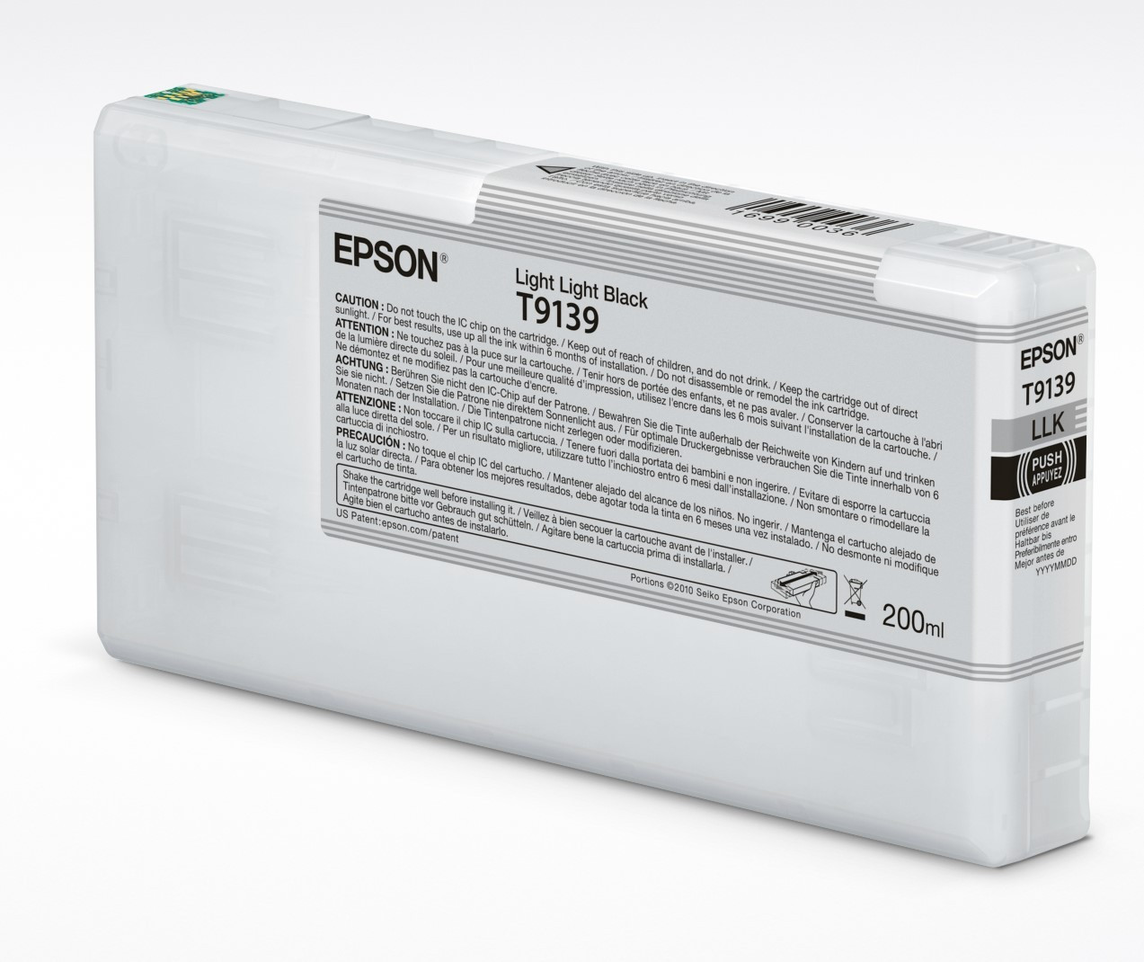 Epson T9139 Tintapatron Light Light Black 200ml (C13T913900)