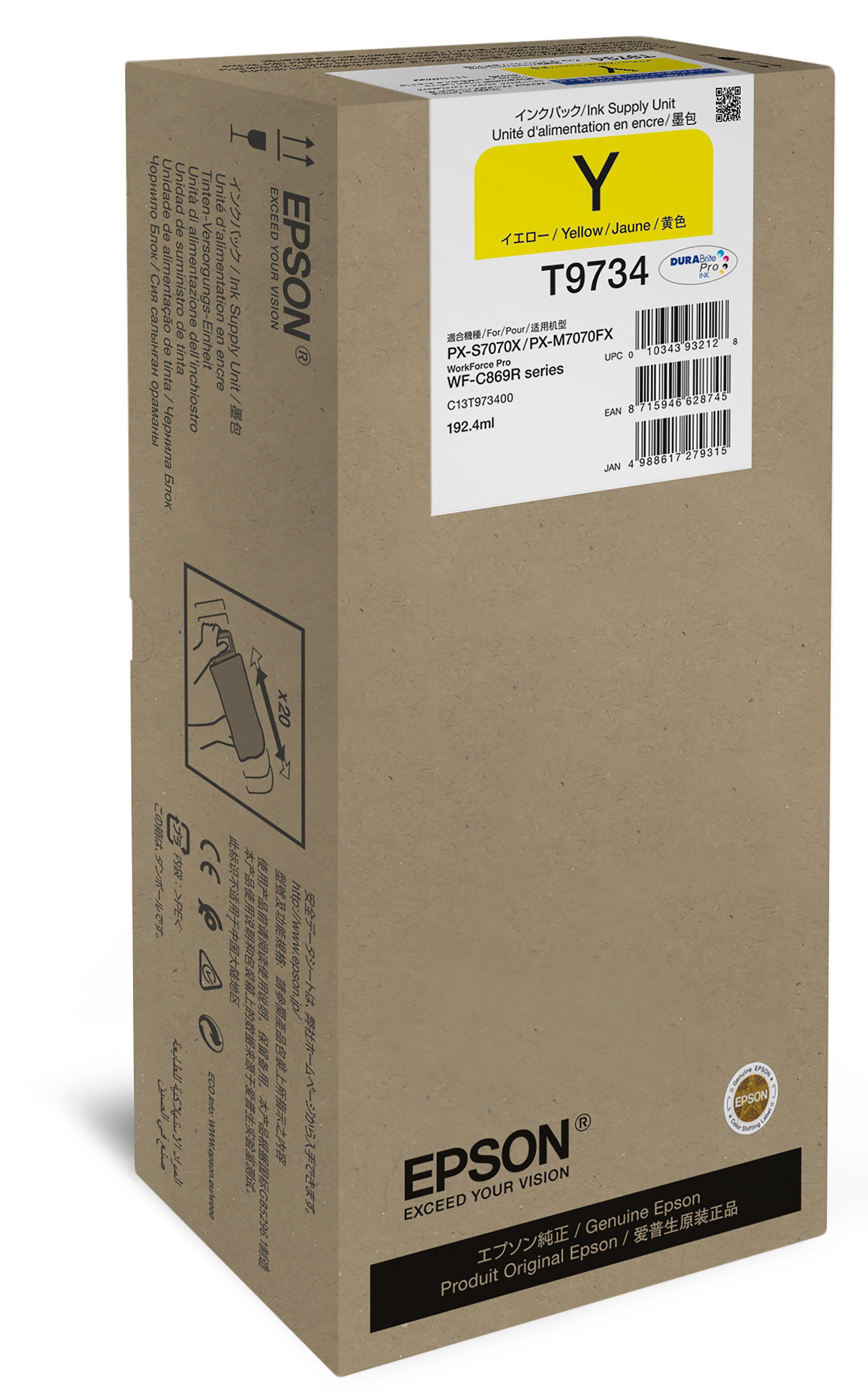 Epson T9734 Patron Yell 22K /o/ (C13T97340N)
