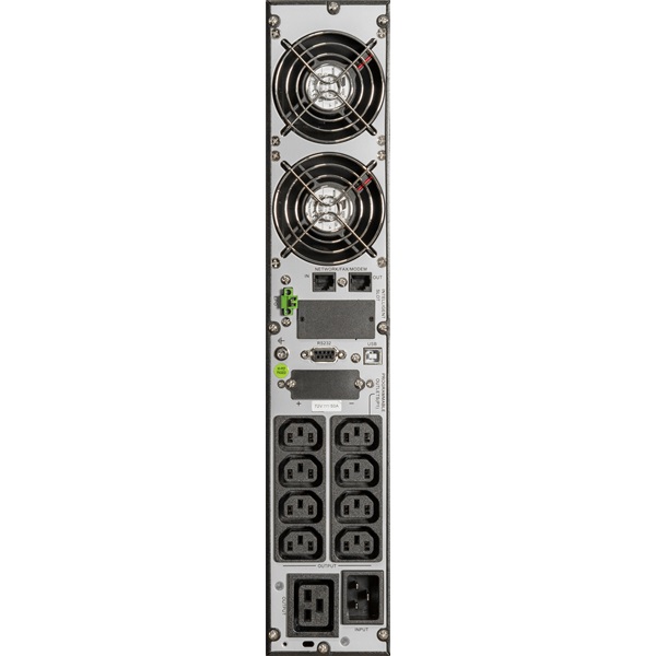 iPOWER UPS, 3000VA, 3000W, 8x C13 + 1x C19, SNMP/USB/RS-232,szünetmentes tápegység, LCD kijelző, AVR, online, Rack/Tower (UPS1000-I-RT3KVA-6B)