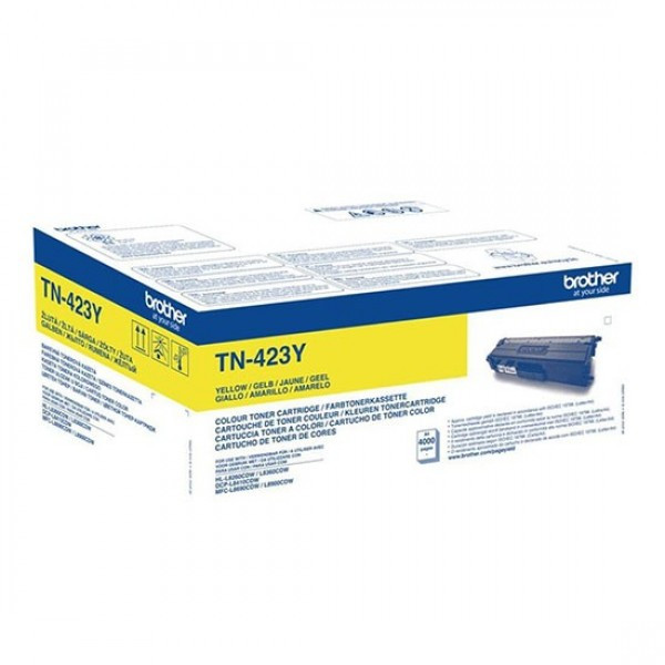 Brother TN-423Y Toner Yellow 4.000 oldal kapacitás (TN423Y)