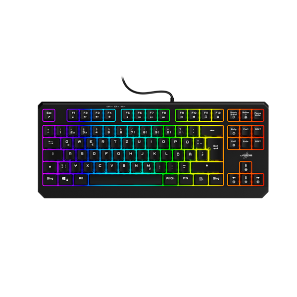 URAGE by HAMA 217818, GAMING URAGE EXODUS 220 TKL BILLENTYŰZET, RGB, FEKETE (13217818)